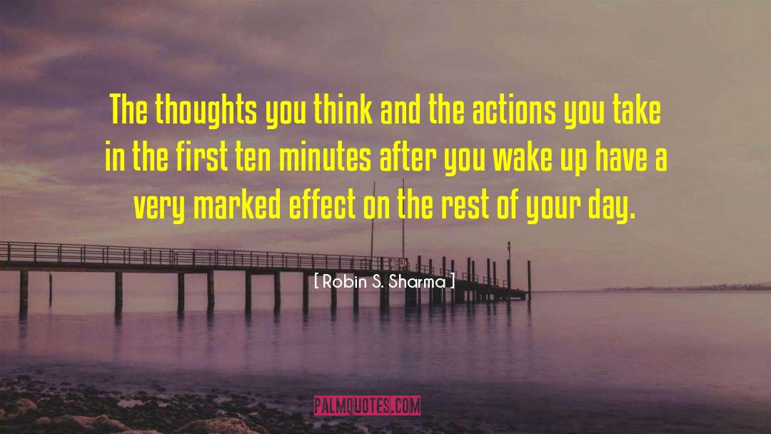 Take Actions On Your Goals quotes by Robin S. Sharma