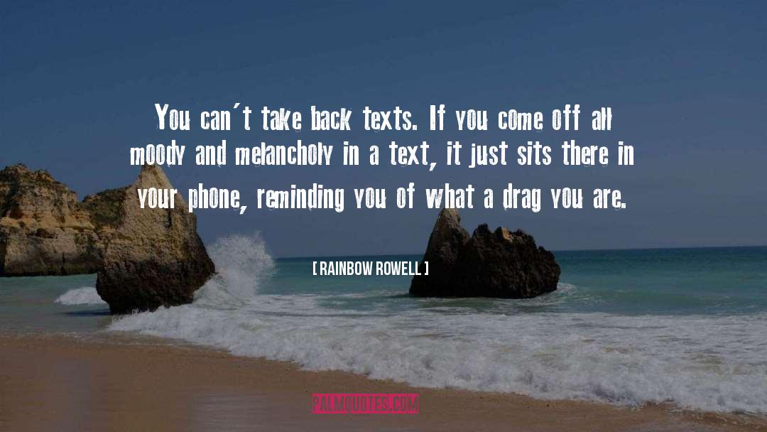 Take Back quotes by Rainbow Rowell