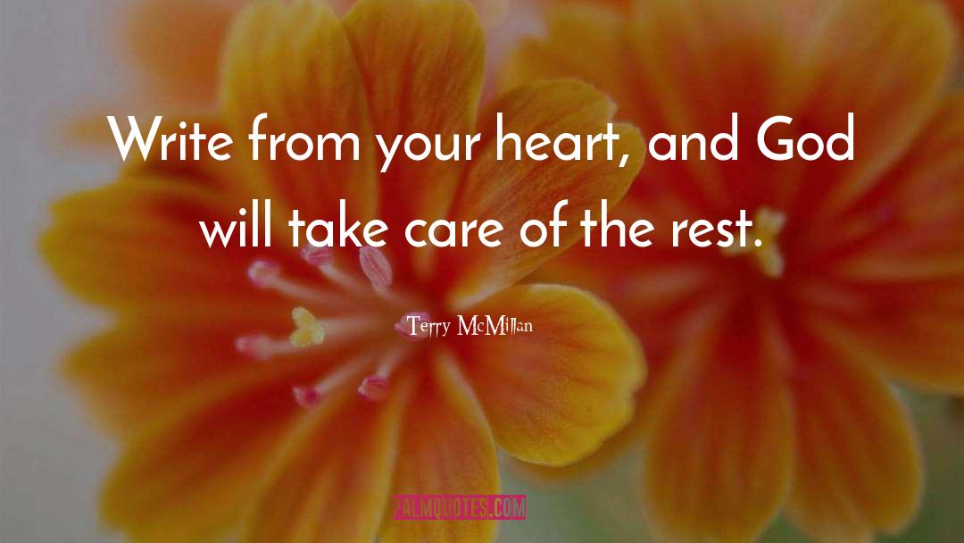 Take Care quotes by Terry McMillan