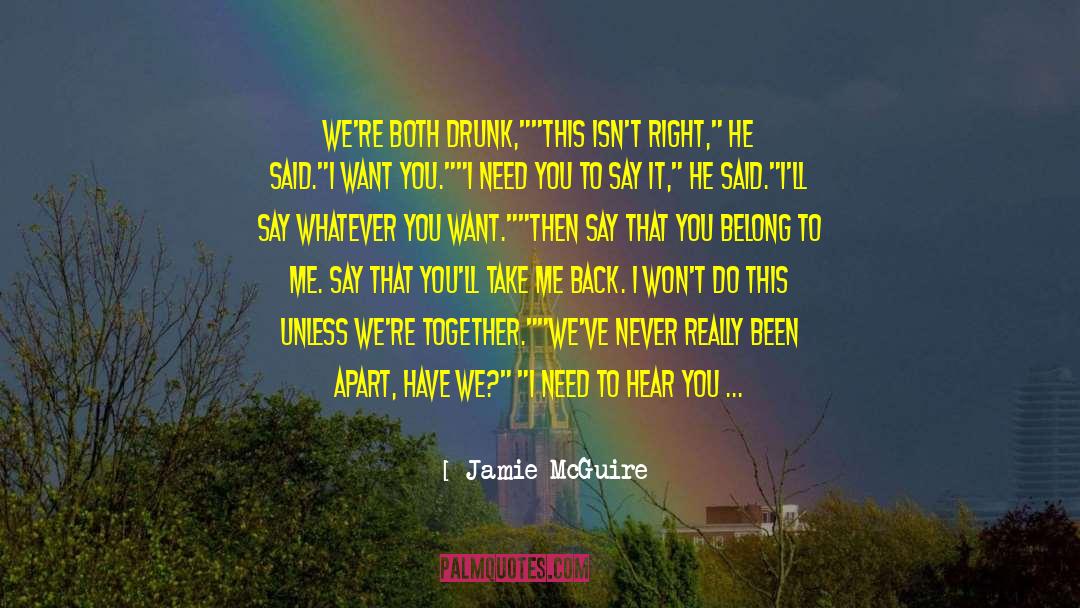 Take Me Back quotes by Jamie McGuire