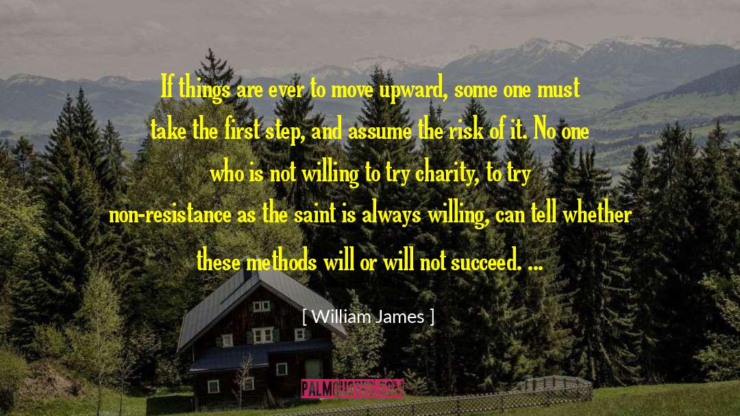 Take The First Chance quotes by William James