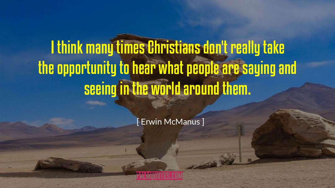Take The Lead quotes by Erwin McManus