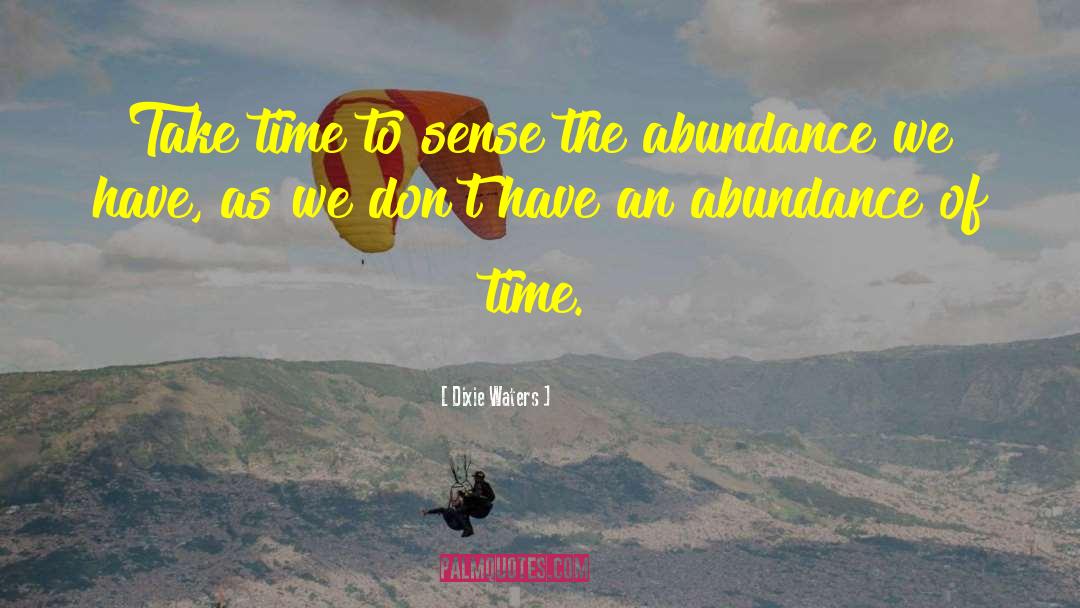 Take Time quotes by Dixie Waters