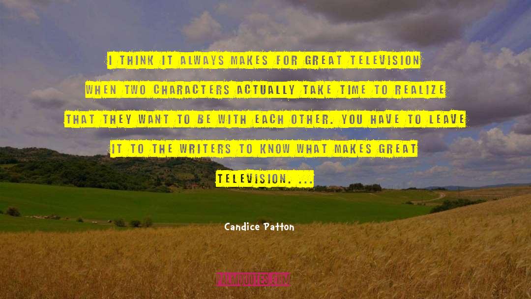 Take Time quotes by Candice Patton