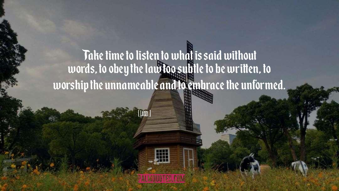 Take Time quotes by Laozi