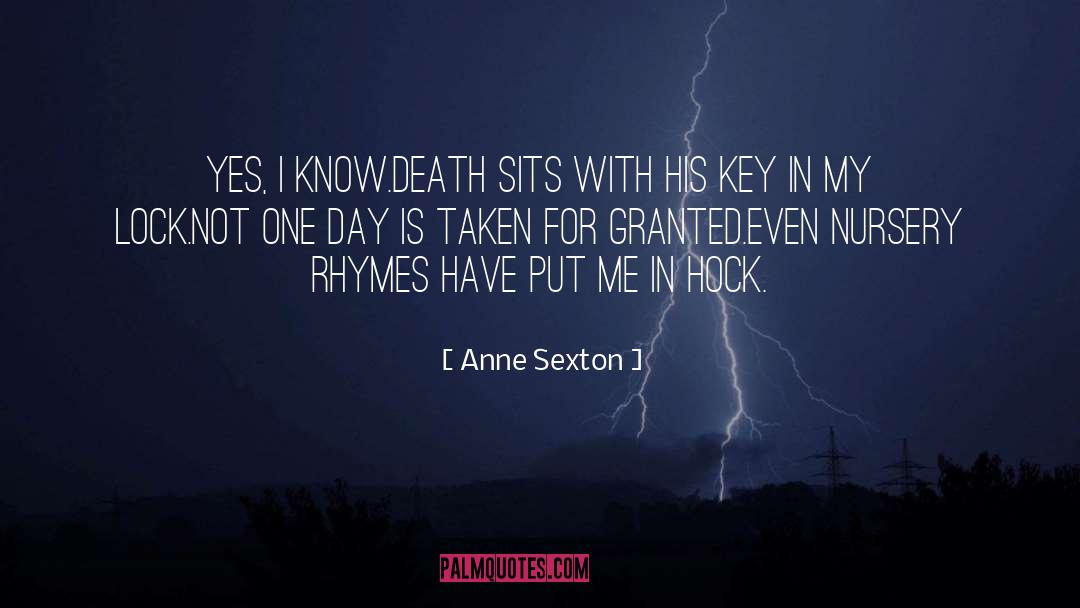 Taken For Granted Friendship quotes by Anne Sexton