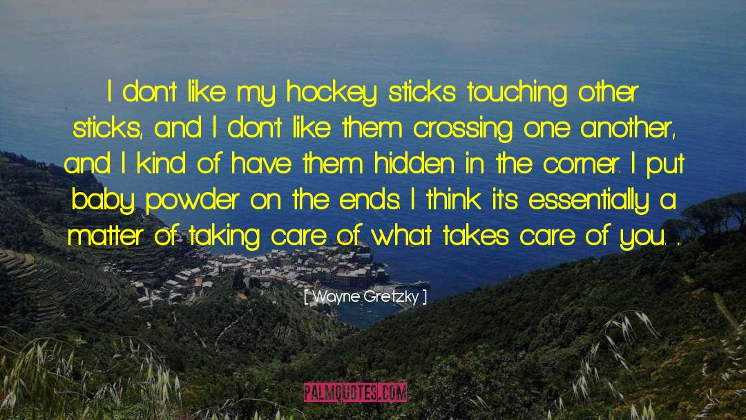 Taking Care Of Soldiers quotes by Wayne Gretzky