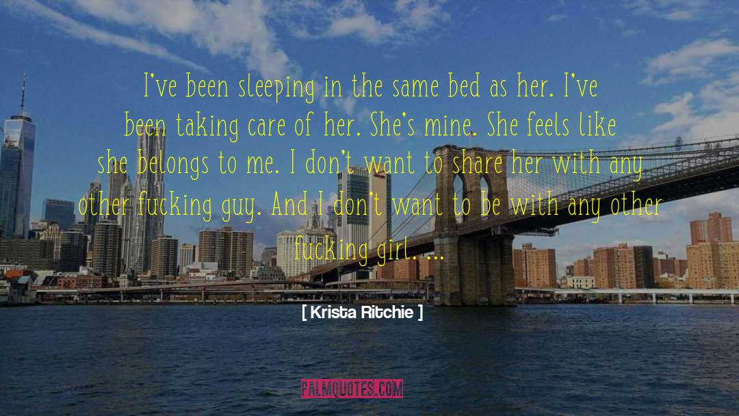 Taking Care Of Soldiers quotes by Krista Ritchie