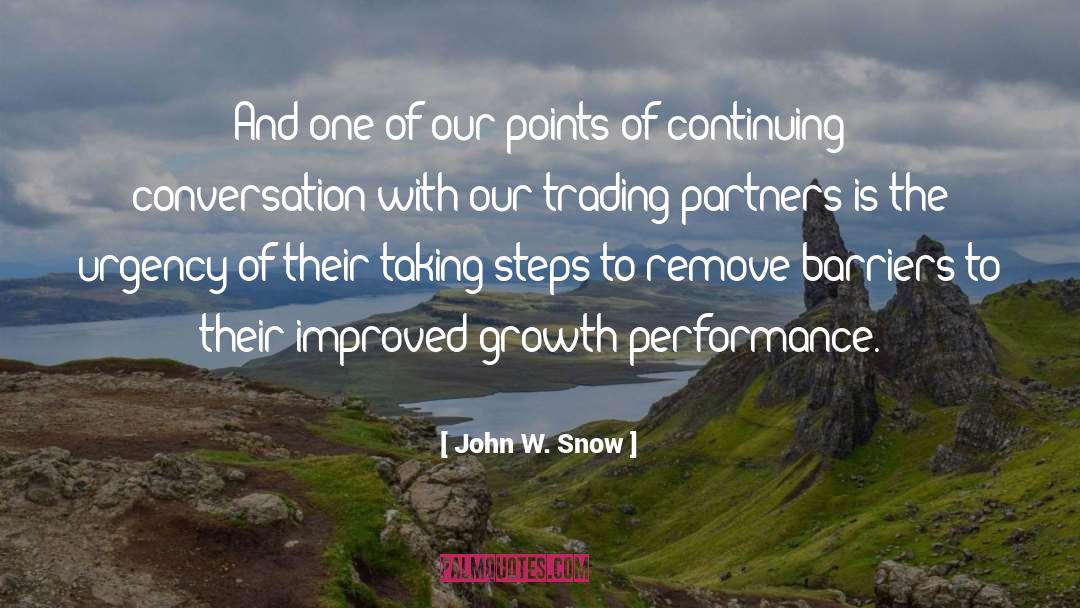 Taking Steps quotes by John W. Snow