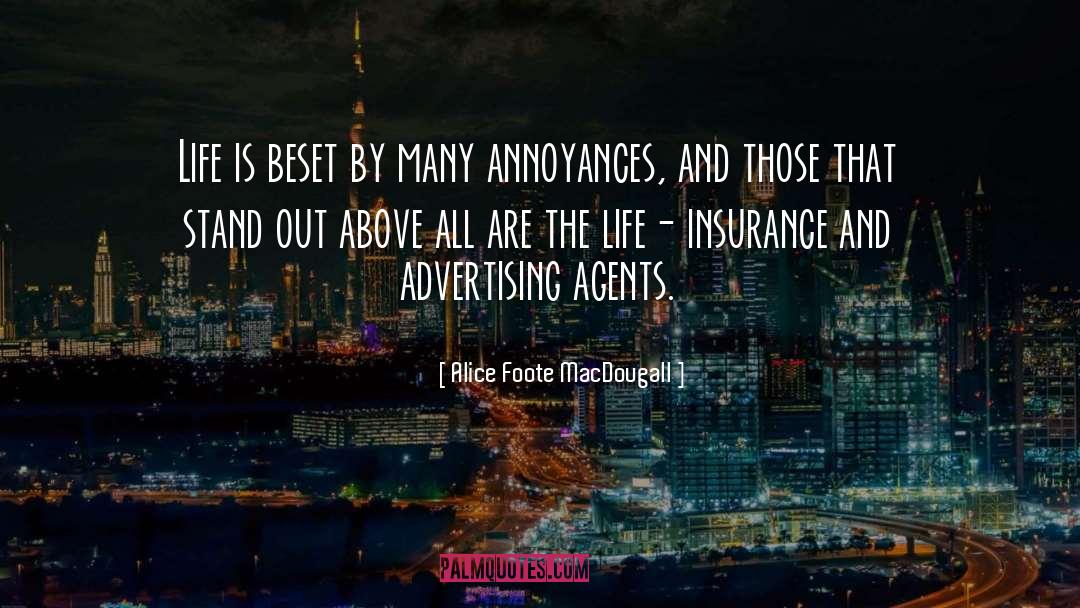 Tal Life Insurance quotes by Alice Foote MacDougall