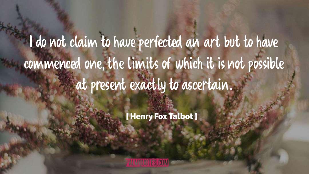 Talbot quotes by Henry Fox Talbot