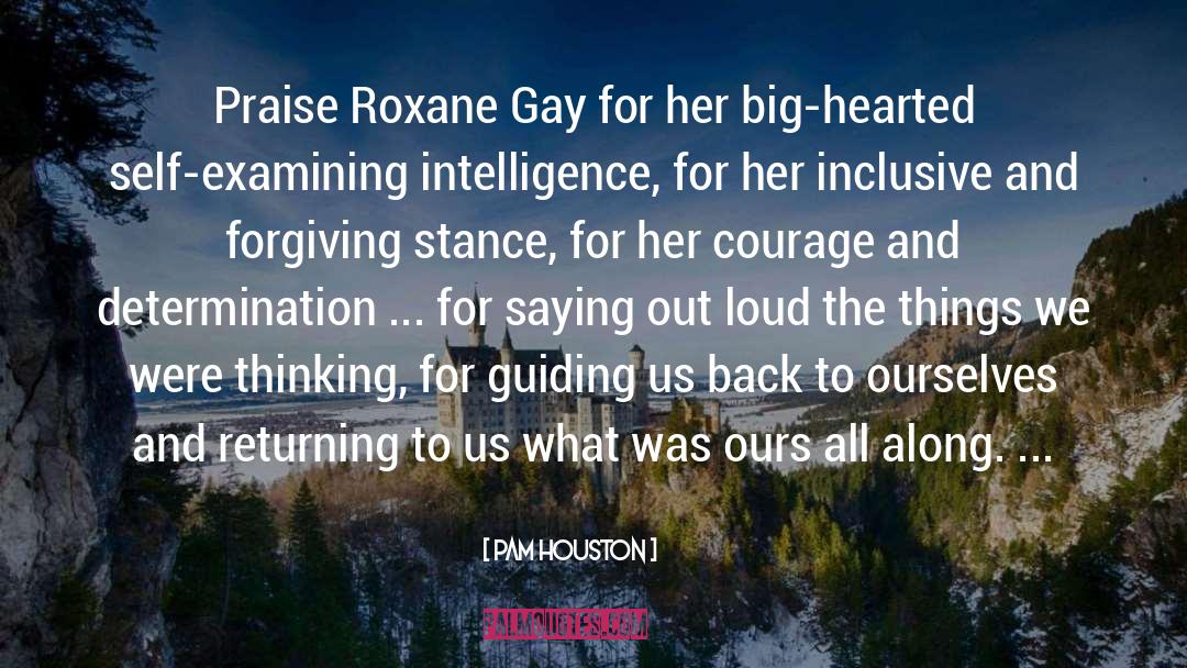 Talent And Courage quotes by Pam Houston