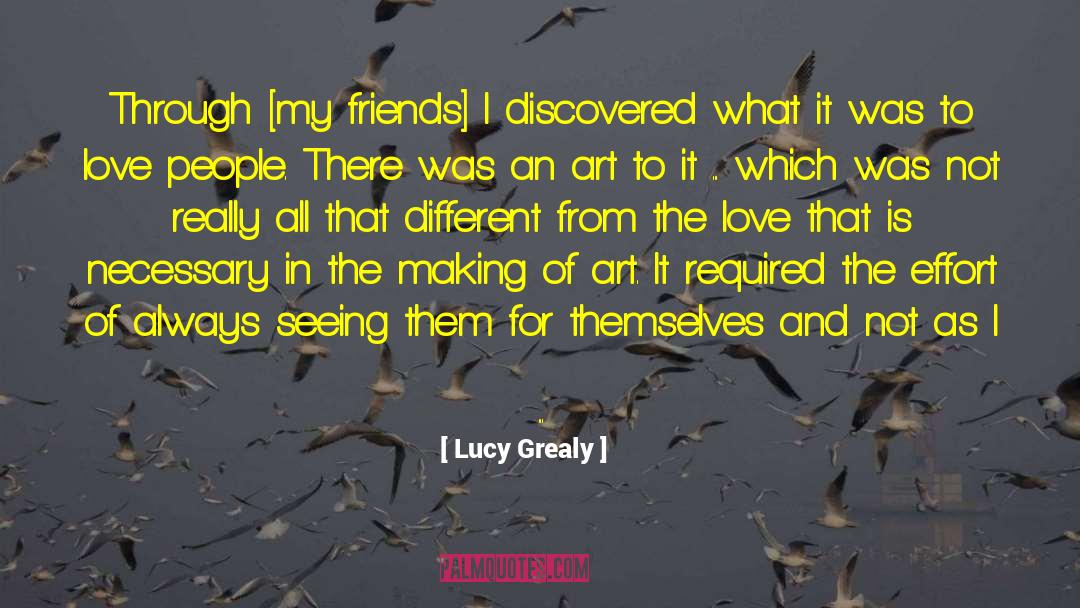Talent And Effort quotes by Lucy Grealy