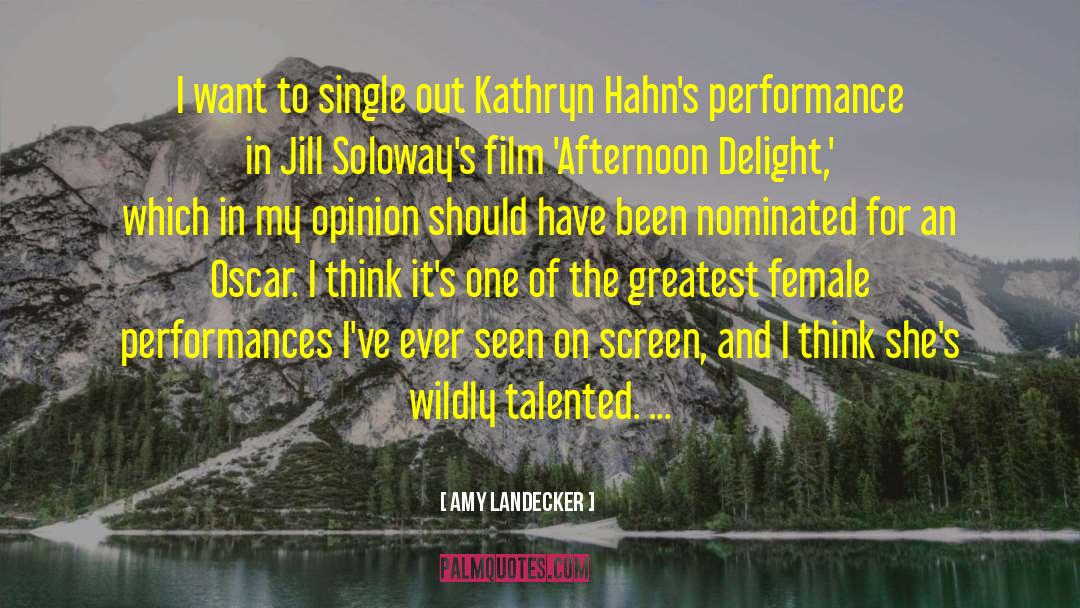 Talented Musicians quotes by Amy Landecker