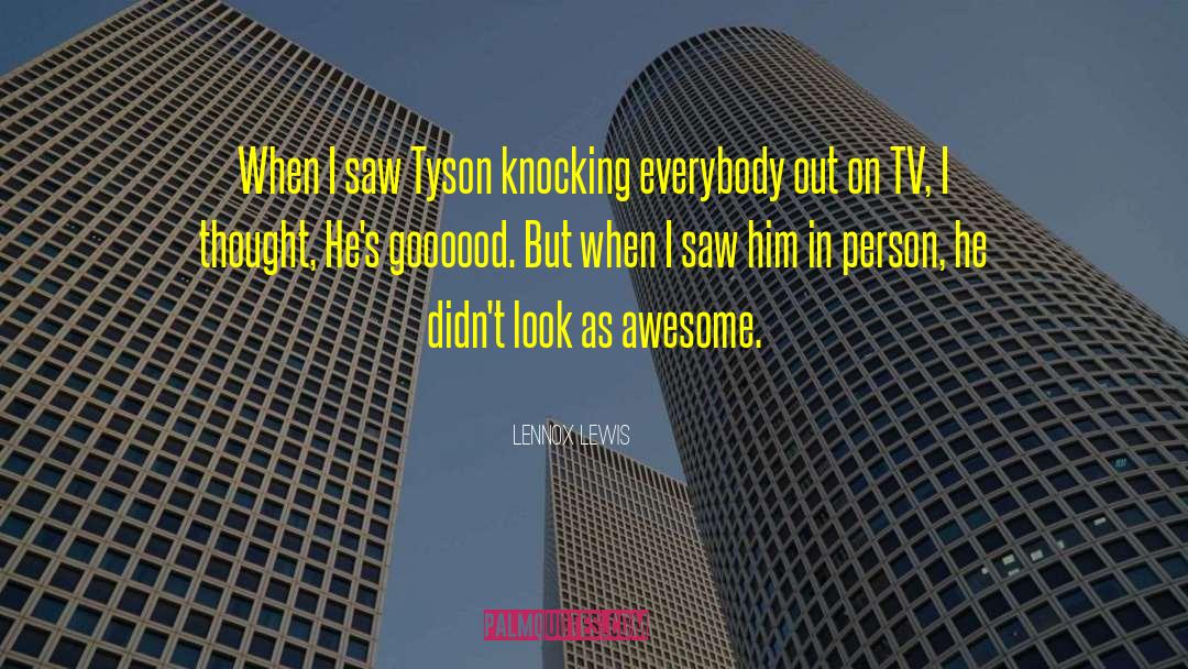 Talented Person quotes by Lennox Lewis