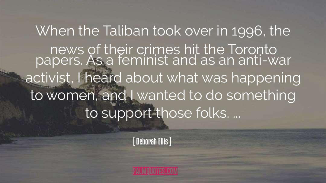 Taliban quotes by Deborah Ellis