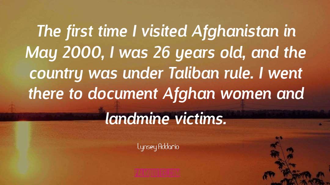 Taliban quotes by Lynsey Addario