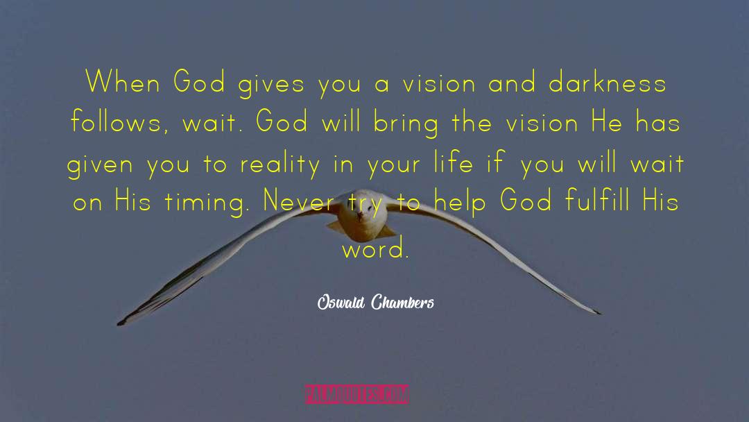 Talk To God quotes by Oswald Chambers