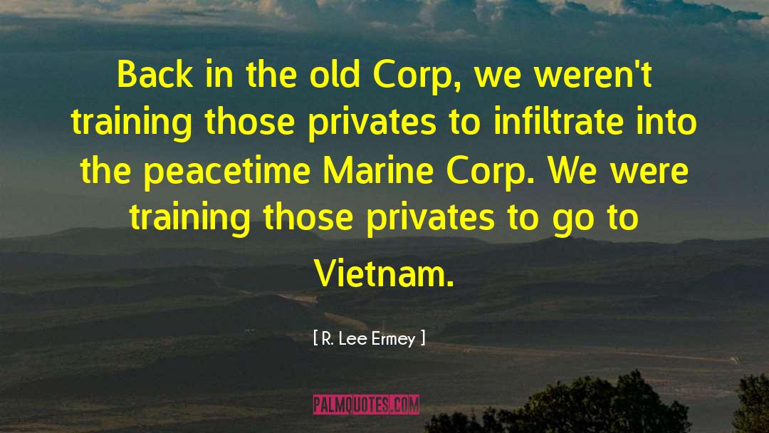 Talking Back quotes by R. Lee Ermey