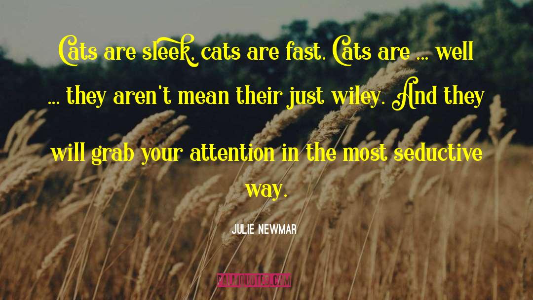 Talking Cat quotes by Julie Newmar