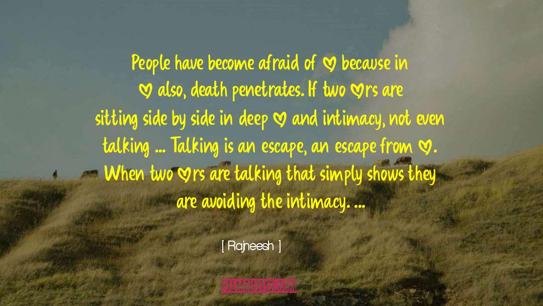 Talking On The Phone quotes by Rajneesh