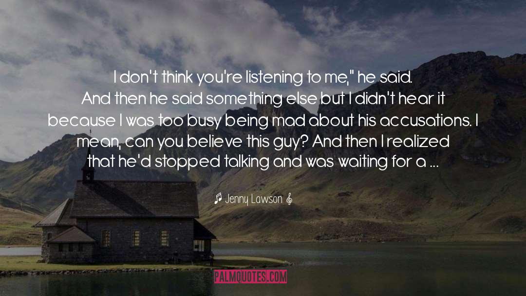 Talking To Someone For Hours quotes by Jenny Lawson