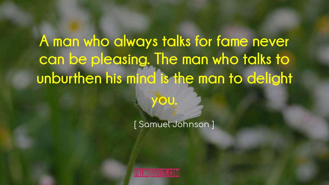 Talks Well quotes by Samuel Johnson
