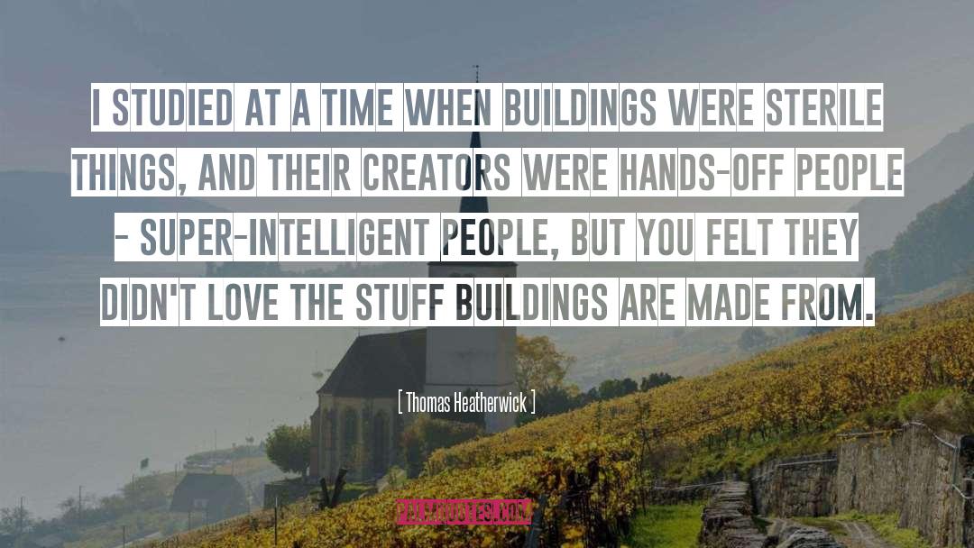 Tall Buildings quotes by Thomas Heatherwick
