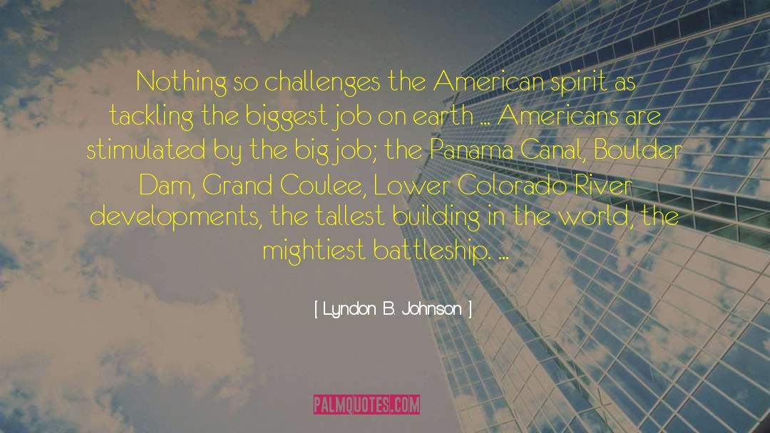 Tallest Building quotes by Lyndon B. Johnson