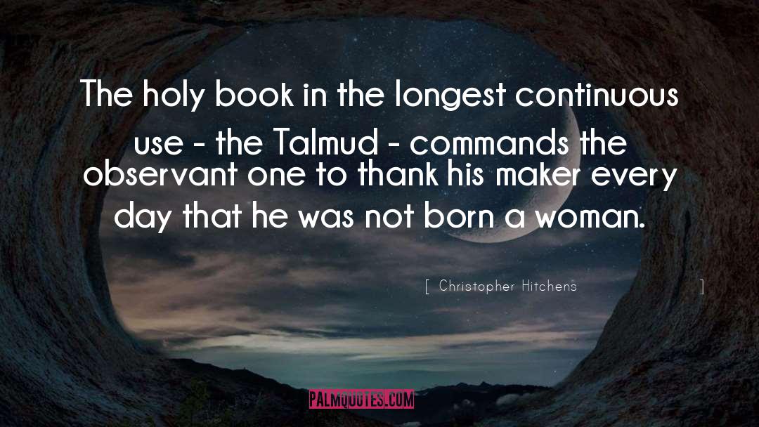 Talmud quotes by Christopher Hitchens