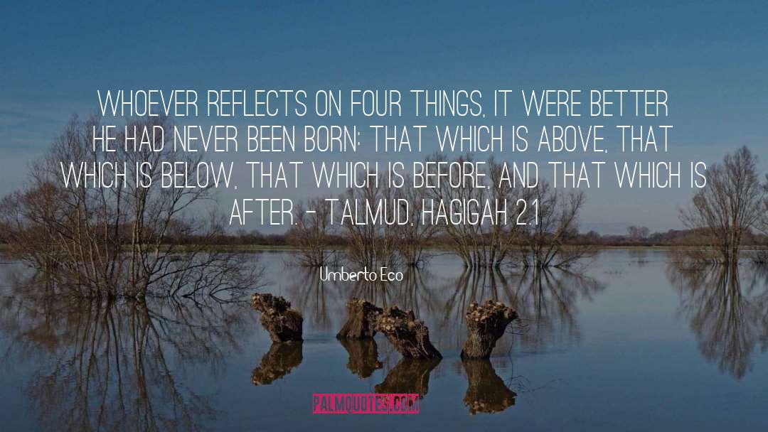 Talmud quotes by Umberto Eco