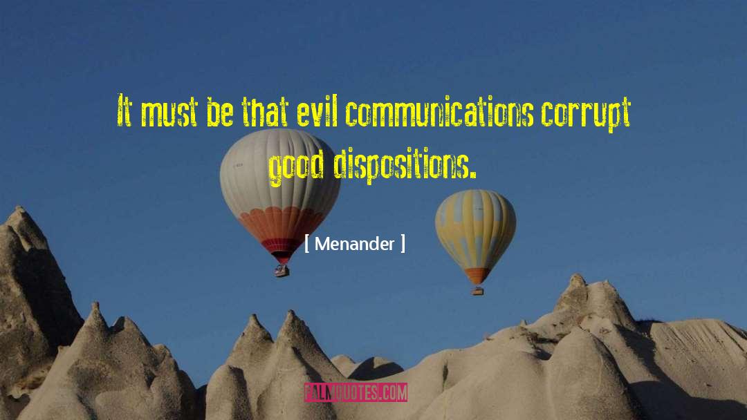 Talton Communications quotes by Menander