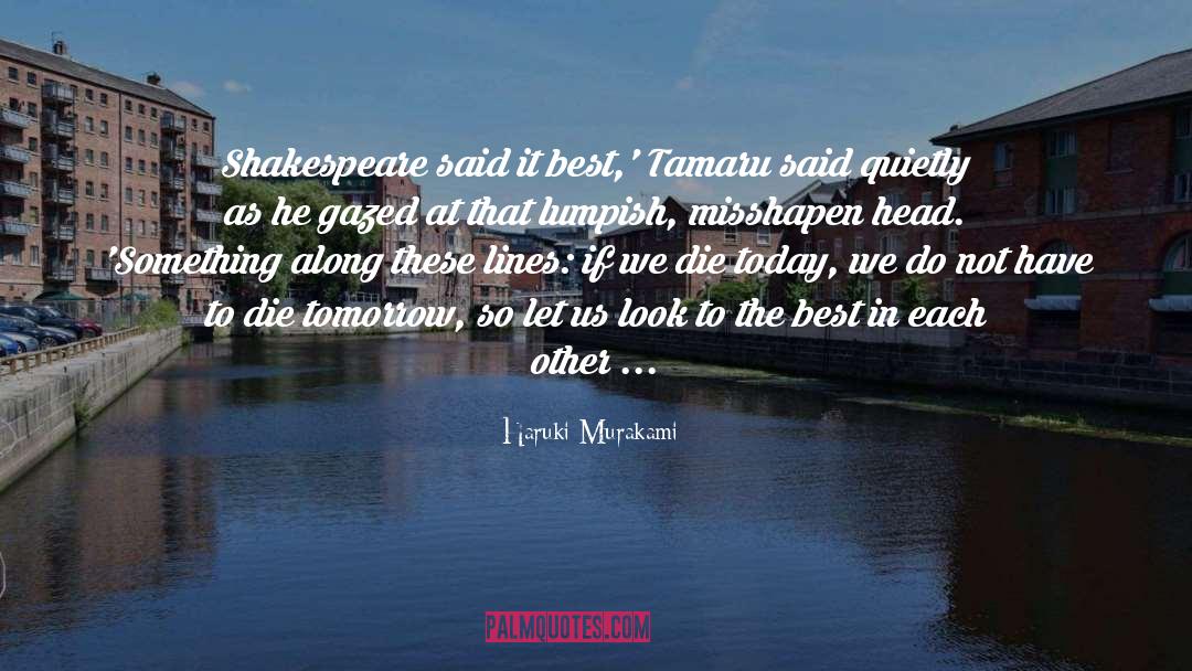 Tamaru quotes by Haruki Murakami