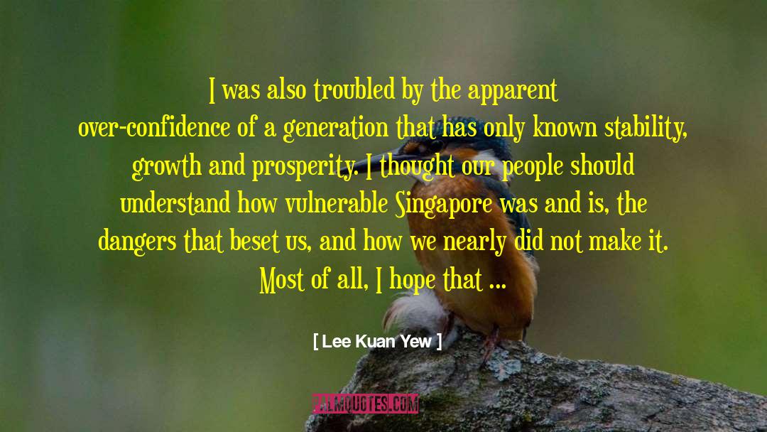 Tamica Lee quotes by Lee Kuan Yew
