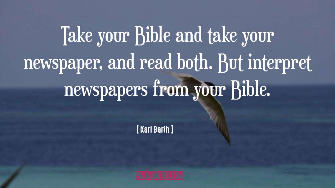 Taming Your Tongue Bible quotes by Karl Barth