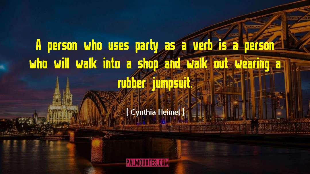 Tanelli Jumpsuit quotes by Cynthia Heimel