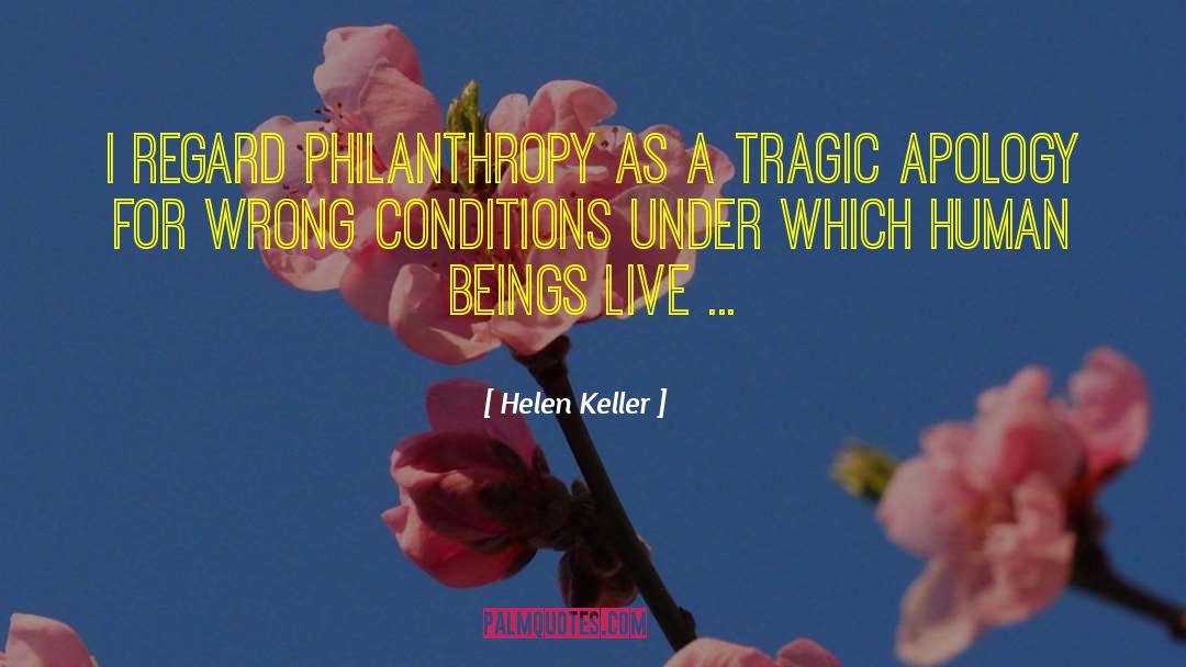 Tang Apology quotes by Helen Keller