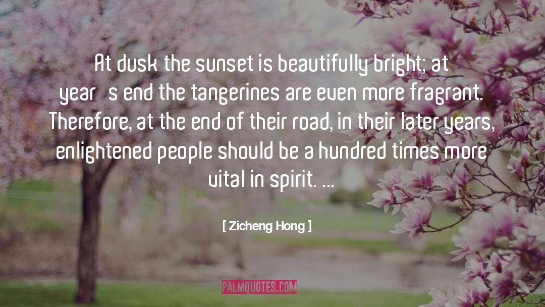 Tangerines quotes by Zicheng Hong