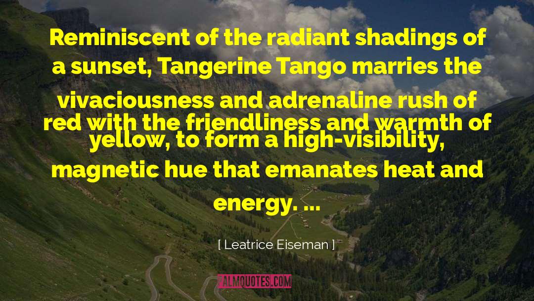 Tangerines quotes by Leatrice Eiseman