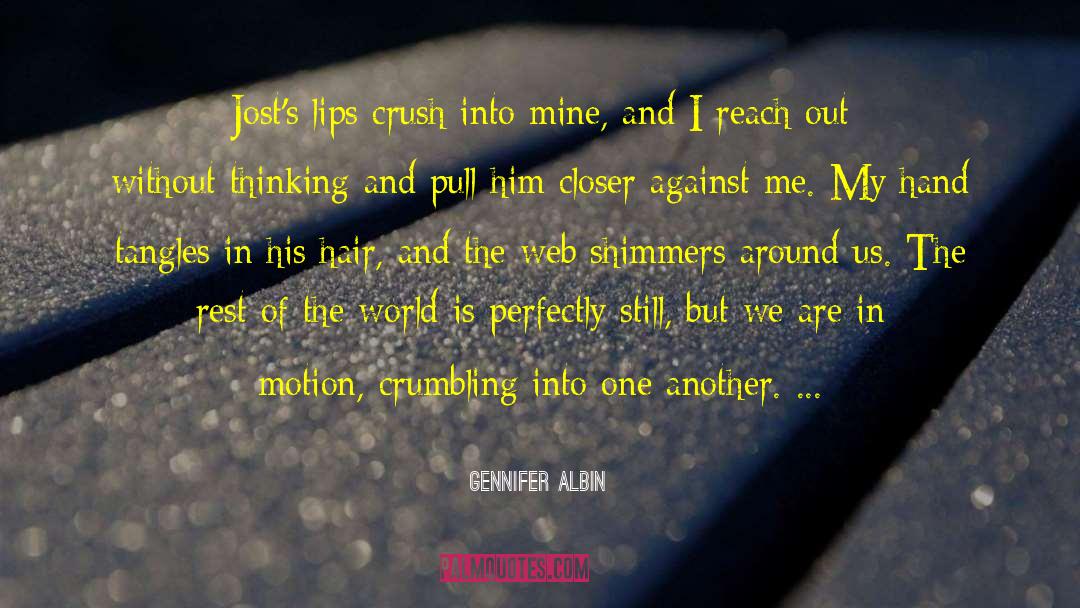 Tangles quotes by Gennifer Albin
