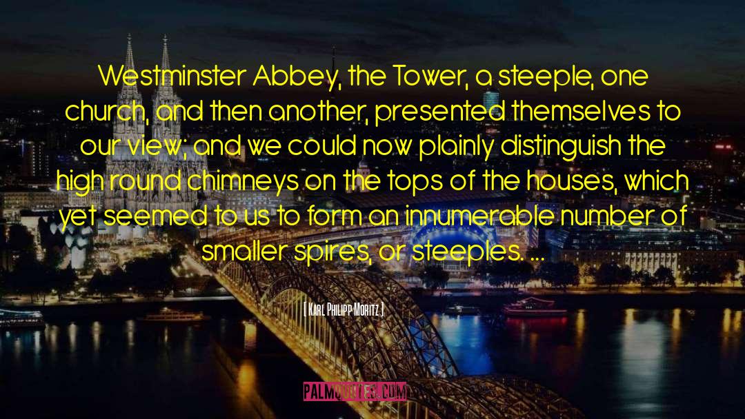 Tannoy Westminster quotes by Karl Philipp Moritz