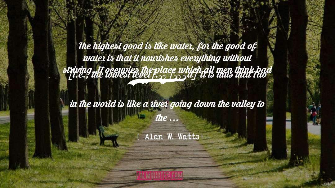Tao quotes by Alan W. Watts