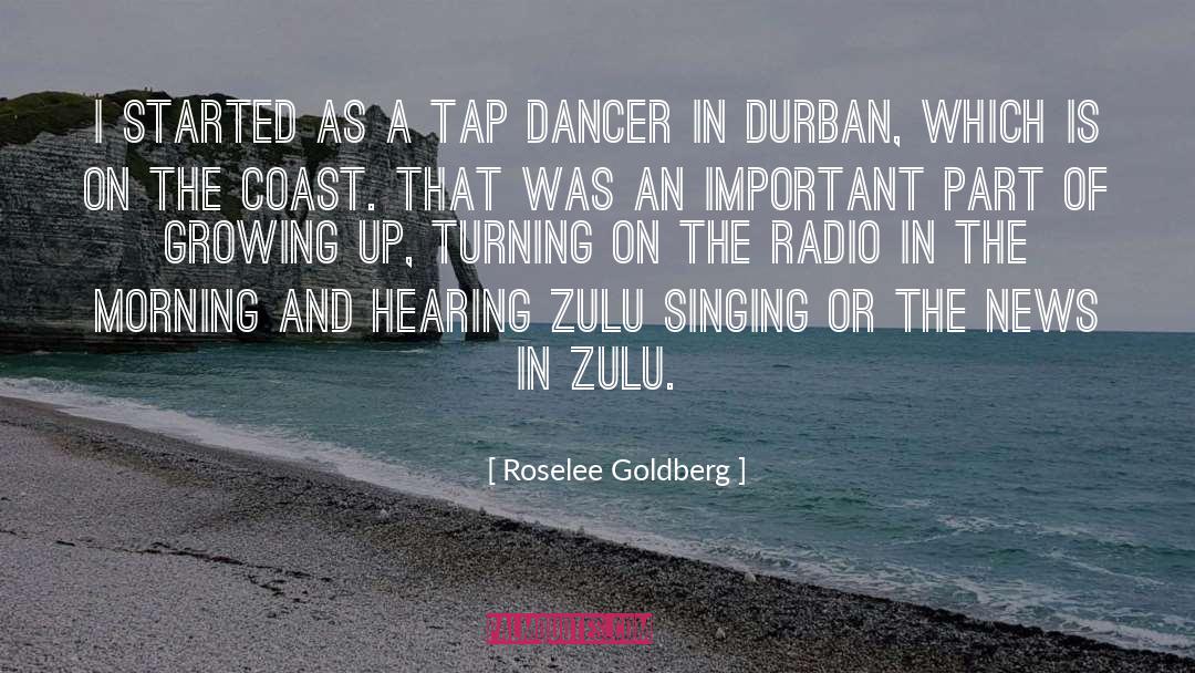 Tap Dancing quotes by Roselee Goldberg