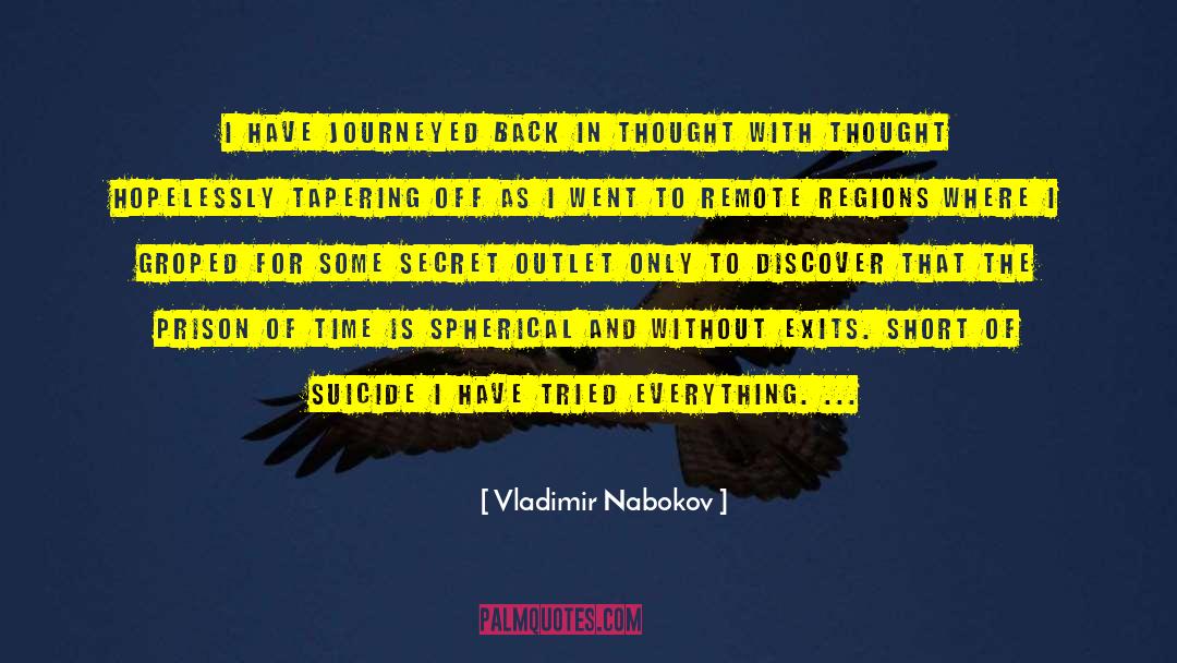 Tapering quotes by Vladimir Nabokov