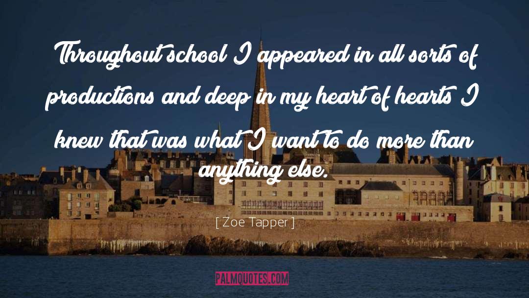 Tapper quotes by Zoe Tapper