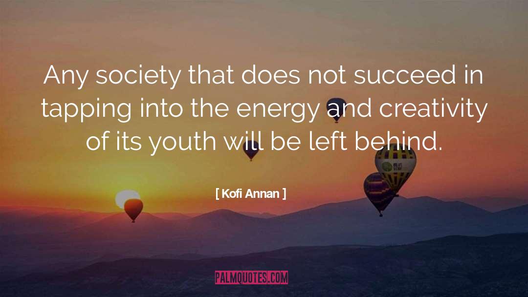 Tapping quotes by Kofi Annan
