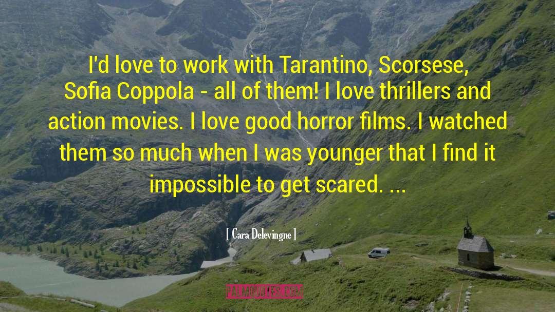 Tarantino quotes by Cara Delevingne