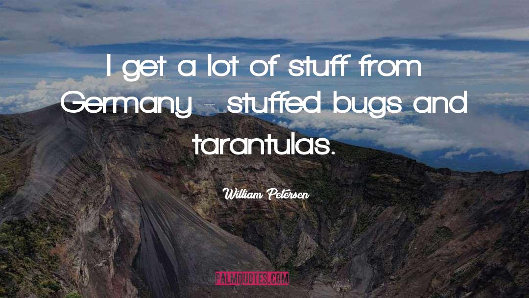 Tarantulas quotes by William Petersen