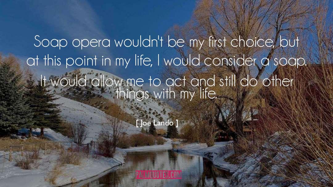 Tarare Opera quotes by Joe Lando