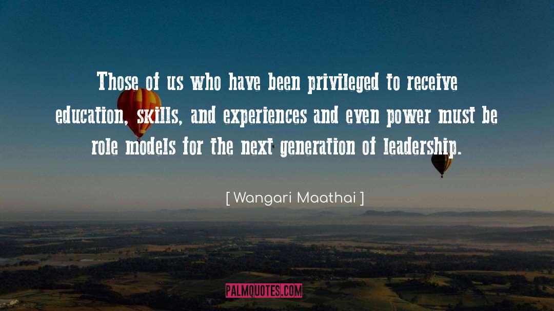 Tarbutton Leadership quotes by Wangari Maathai